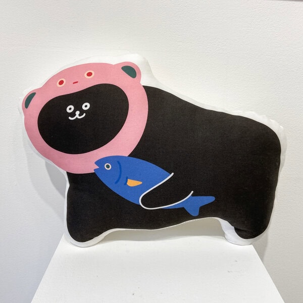 おかえりくま&前田豆コ コラボクッション