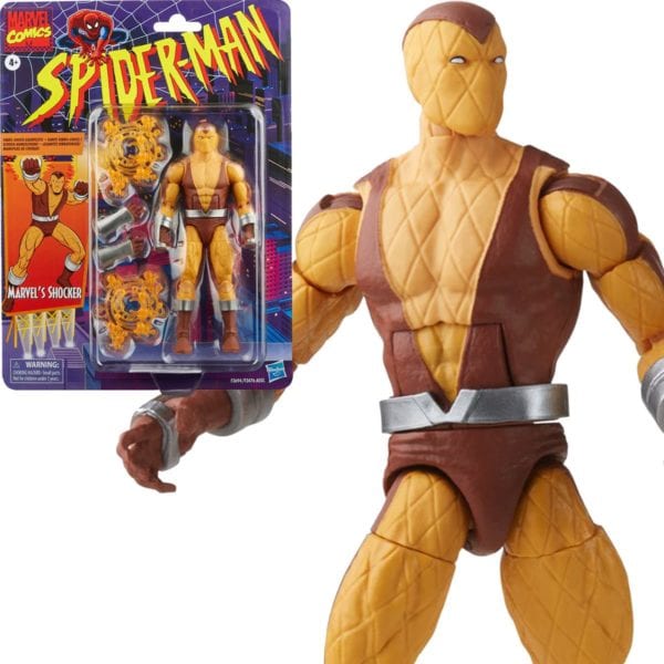 Spider Man Retro Marvel Legends Shocker 6 Inch Action Figure Peg
