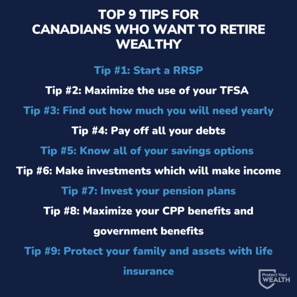 9 tips for Canadians who want to retire wealthy