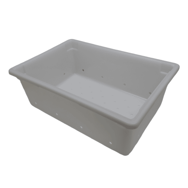 Tub, for Marinator, with Drain Holes, Polycarbonate