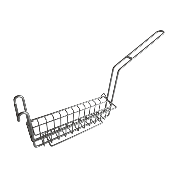 Quality Industries Fry Basket, Stainless Steel, 12 Fish Fillet, 303x74x70 (mm)