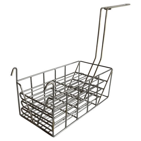 Quality Industries Fryer Basket, Stainless Steel, 3 Tiers,
