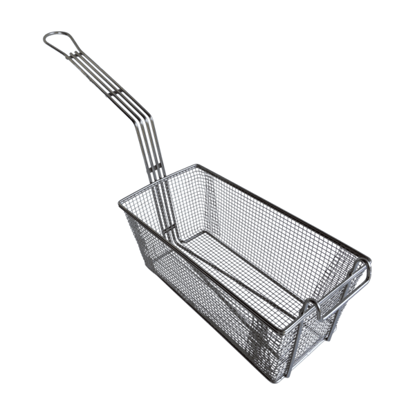 Quality Industries Basket, Fryer, 12.9" x 6.31" x 5.3" Basket Size, Stainless Steel