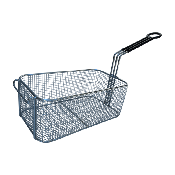 Fry Basket, Stainless Steel, Electropolished, Rounded Corners, 310x170x120 (mm)