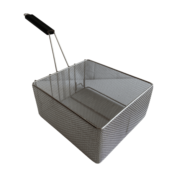 Pasta Basket, Stainless Steel, Black Handle, 320x300x160 (mm)