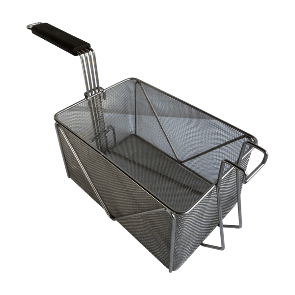 Pasta Basket, Stainless Steel, Black Handle, 295x200x155 (mm)