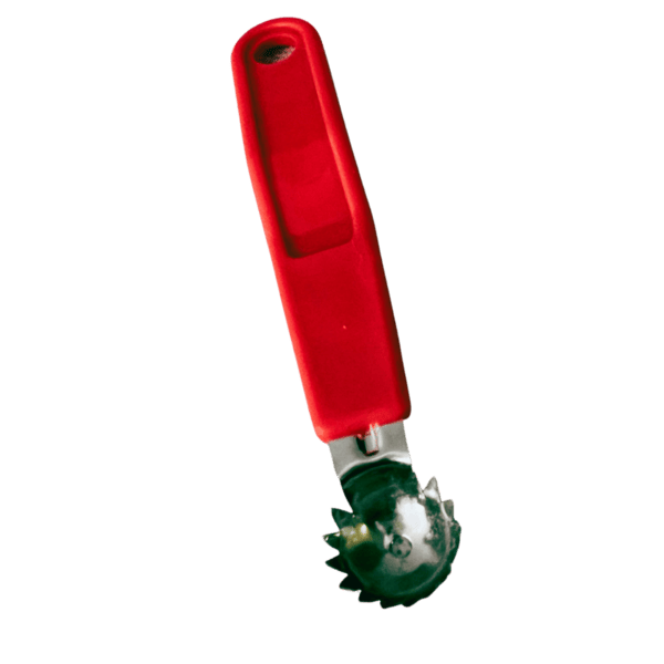 Quality Industries Red Coring Tool - 4.5in Plastic Handle, Stainless Steel End | Precision Kitchen & Workshop Essential - Image 6