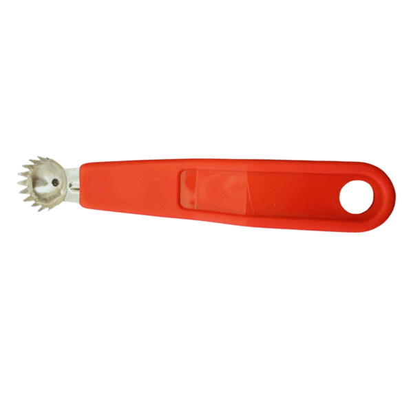 Quality Industries Red Coring Tool - 4.5in Plastic Handle, Stainless Steel End | Precision Kitchen & Workshop Essential - Image 4