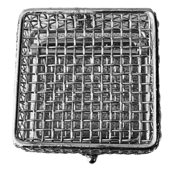 Mini Parts Washing Basket, Stainless Steel, Ball Clasp, 67x67x33mm - Image 8