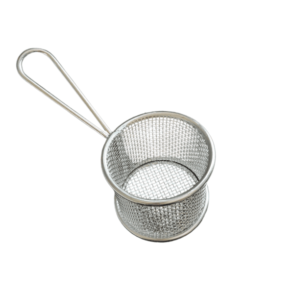 Quality Industries Basket, Fryer, 3.5" x 3.5" x 5", Stainless Steel - Commercial Kitchen Appliance