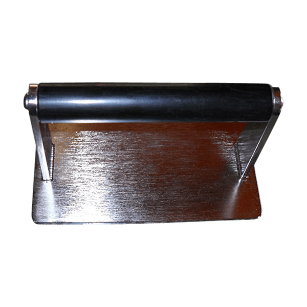 Steak Weight, Stainless Steel, Black Handle, ~3lb, 7"x4" - Image 2