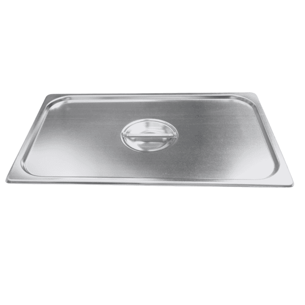 Lid with Handle, 1/1 Full Size Pan, Stainless Steel - Image 4