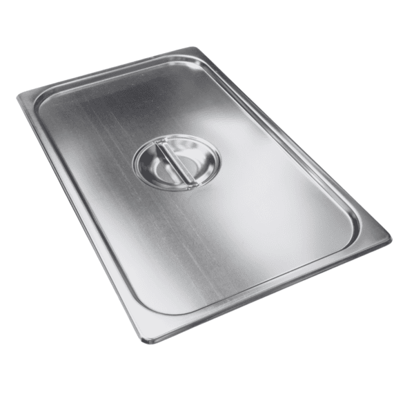Lid with Handle, 1/1 Full Size Pan, Stainless Steel