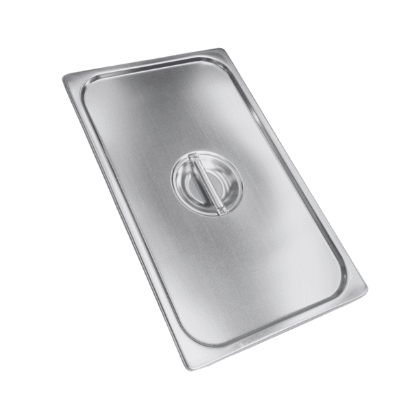Lid with Handle, 1/1 Full Size Pan, Stainless Steel - Image 2