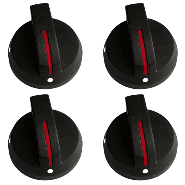 Quality Industries Commercial Appliance Replacement Control Knobs, Pack of 4