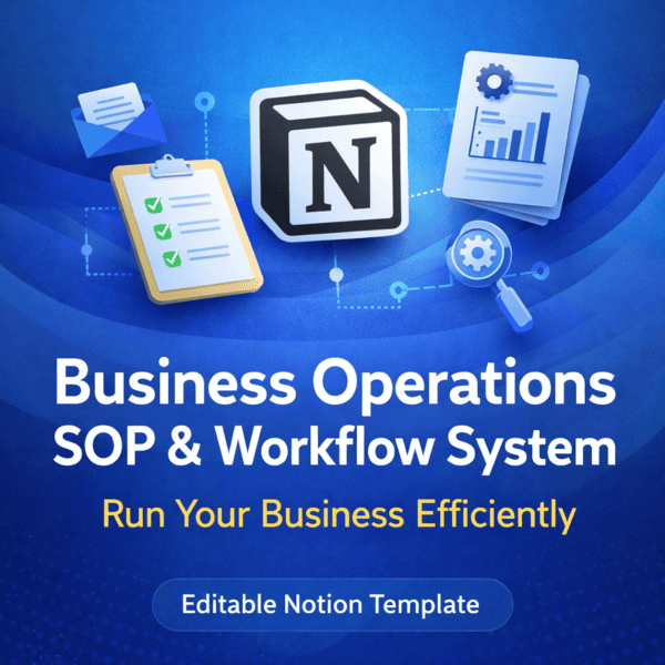 Operations SOP & Checklist System