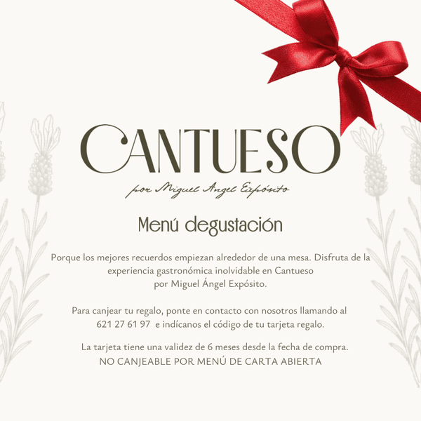 Menú Degustación Don De Tierras por Miguel Ángel Expósito