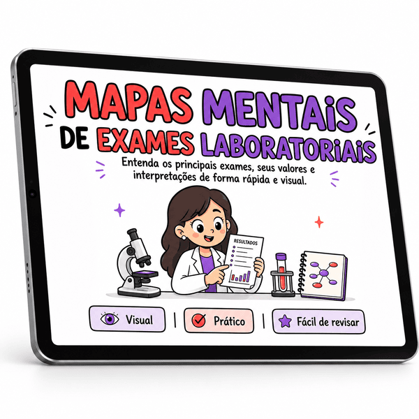 Mapas Mentais dos Exames Laboratoriais — imagem 1 de 1