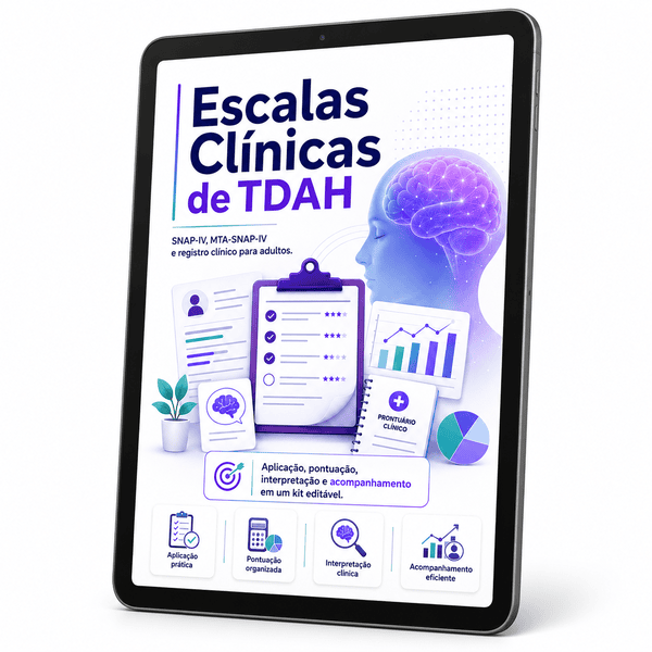 Escalas Clínicas de TDAH — SNAP-IV, Conners e MTA — imagem 1 de 1