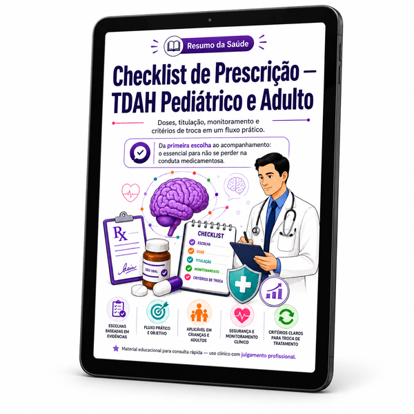 Checklist de Prescrição — TDAH Pediátrico e Adulto — imagem 1 de 1