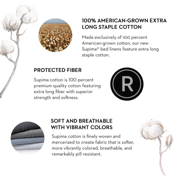 Malouf Woven Supima Cotton Sheet Set - Image 5
