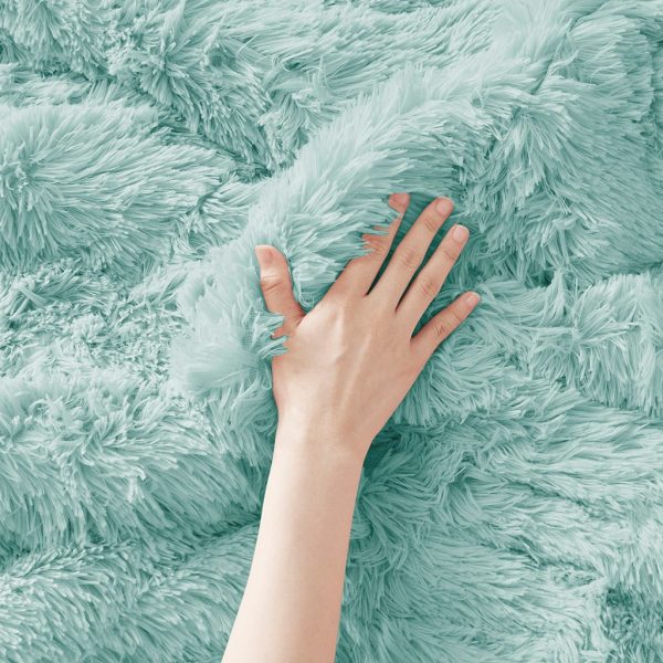 Intelligent Design Malea Shaggy Faux Fur Comforter Set - Image 5