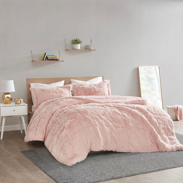 Intelligent Design Malea Shaggy Faux Fur Comforter Set - Image 12