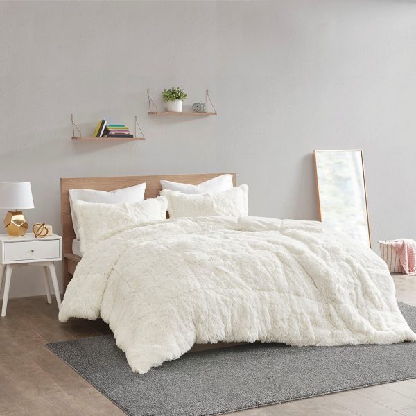 Intelligent Design Malea Shaggy Faux Fur Comforter Set - Image 22