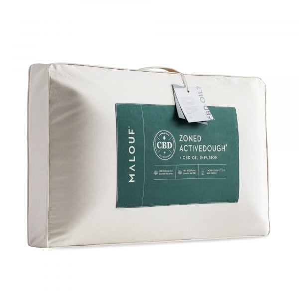 Malouf Zoned ActiveDough CBD Memory Foam Pillow - Image 6