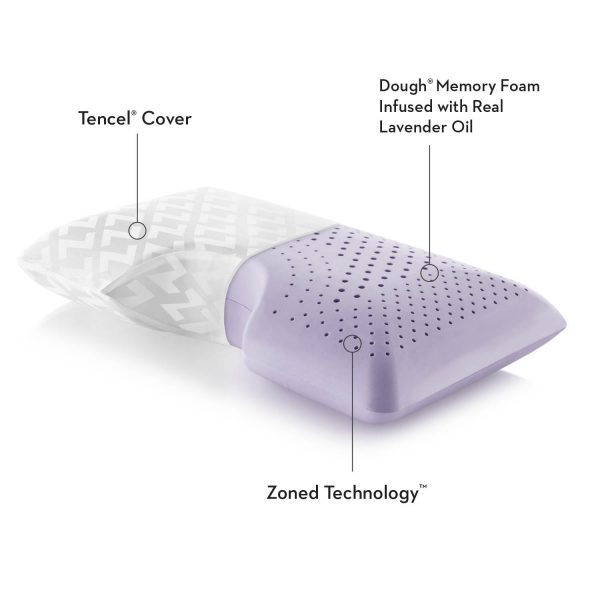 Malouf Z Zoned Dough + Lavender Memory Foam Pillow - Image 7