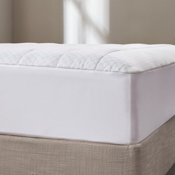 Sleep Philosophy Cooling Waterproof Knit Mattress Pad - Image 5