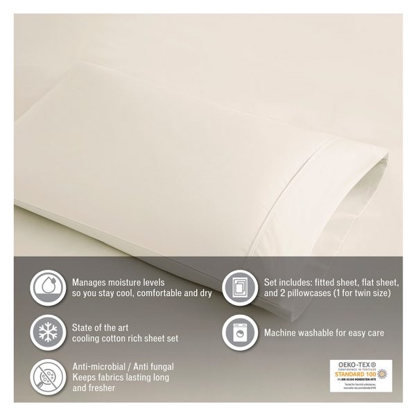 Beautyrest 600TC Cooling Cotton Rich Sheet Set - Image 4