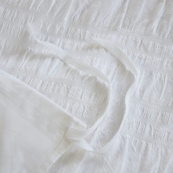 Madison Park Nicolette 4 Piece Cotton Seersucker Duvet Cover Set - Image 6