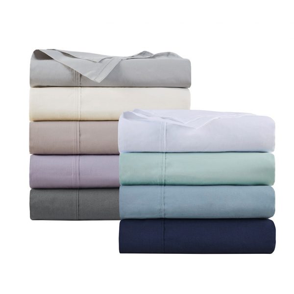 Madison Park Peached Percale Cotton Sheet Set - Image 2