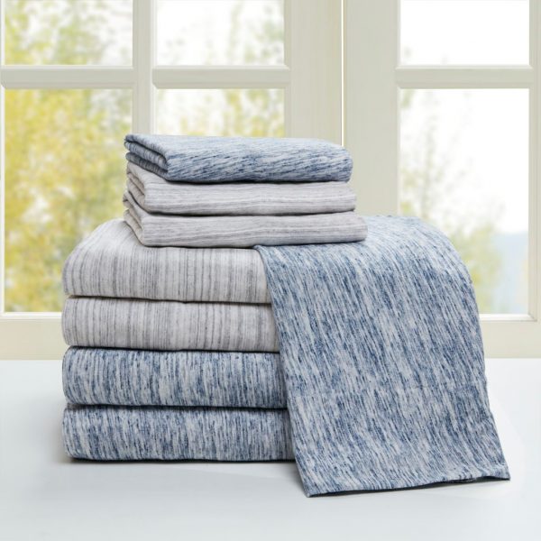 Urban Habitat Space Dyed Cotton Jersey Knit Sheet Set
