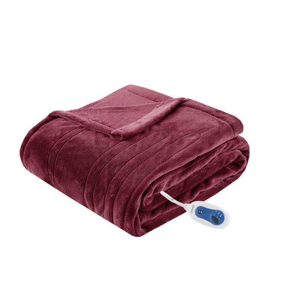 Beautyrest Microlight Luxury Heated Plush Throw - Image 23
