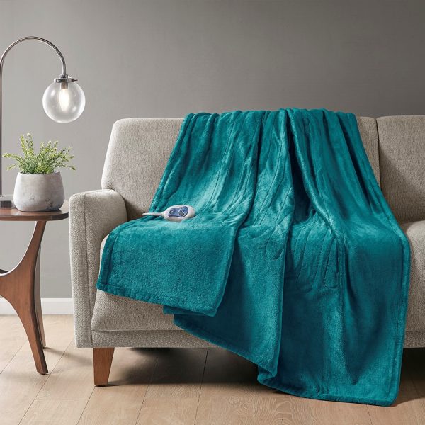 Beautyrest Microlight Luxury Heated Plush Throw - Image 28