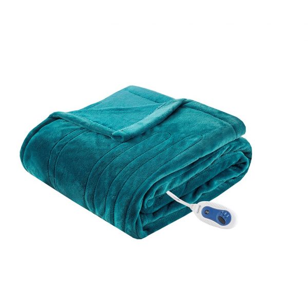 Beautyrest Microlight Luxury Heated Plush Throw - Image 29