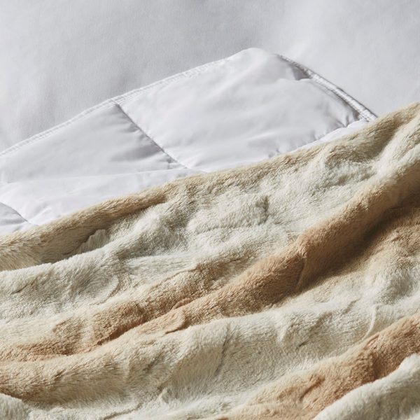 Beautyrest Zuri Weighted Faux Fur Blanket - Image 12
