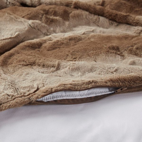 Beautyrest Zuri Weighted Faux Fur Blanket - Image 16