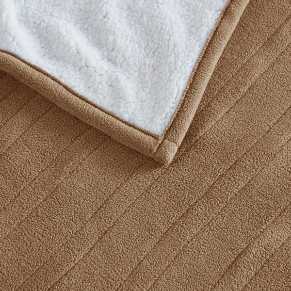 Serta Fleece to Sherpa Heated Blanket - Image 8