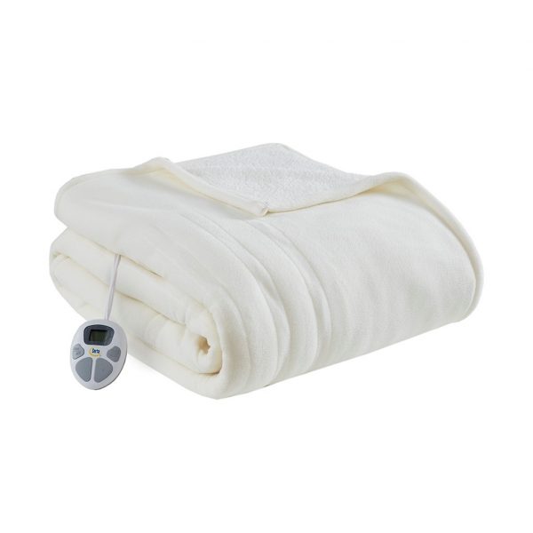 Serta Fleece to Sherpa Heated Blanket - Image 13