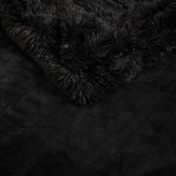 Serta Malea Shaggy Faux Fur Heated Throw - Image 5