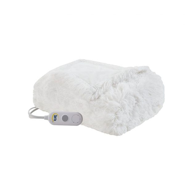 Serta Malea Shaggy Faux Fur Heated Throw - Image 13