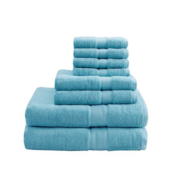 Madison Park 800GSM 100% Cotton 8PC Bath Towel Set - Image 4