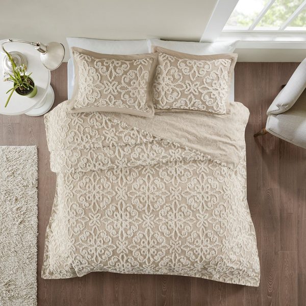 Madison Park Sabrina 3PC Tufted Cotton Chenille Bedspread Set - Image 3
