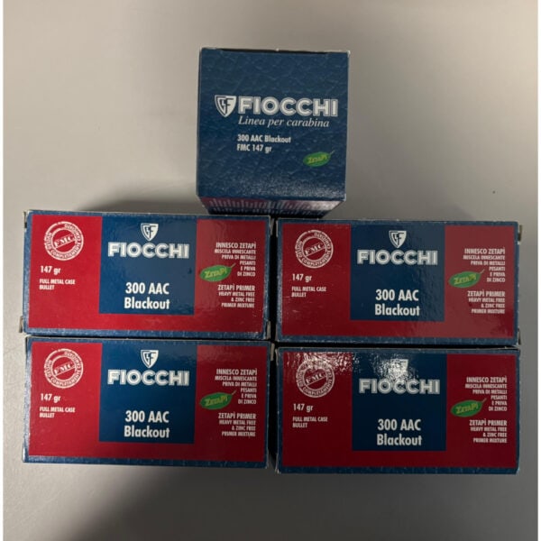 CARTUCCE FIOCCHI FMC CAL. 300 AAC BLACKOUT 147GR