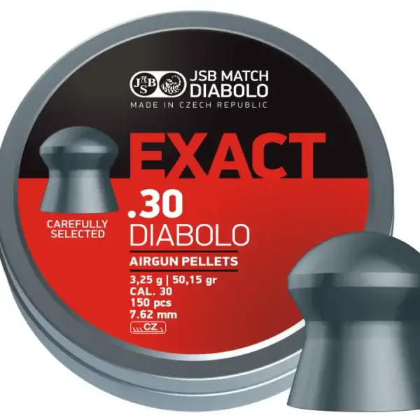 JSB Match Diabolo - Exact – Cal. 7,62 mm (3,25 g / 50,15 gr) - 150 pz