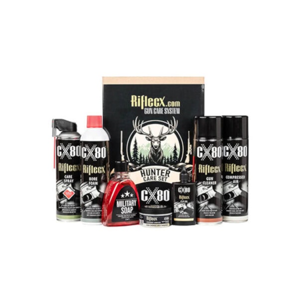 RIFLECX CX80 SET COMPLETO PER LA PULIZIA PER ARMI DA CACCIA (RX000022)