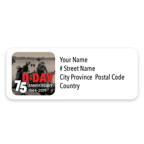 D-Day 75th Anniversary Mailing Labels (V.1)